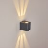 MAPUTO Outdoor Wall Light LED anthracite, 2-light sources
