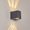 MAPUTO Outdoor Wall Light LED anthracite, 2-light sources