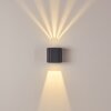 MAPUTO Outdoor Wall Light LED anthracite, 2-light sources