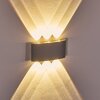 Abaiang Outdoor Wall Light LED silver, 6-light sources