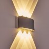 Abaiang Outdoor Wall Light LED silver, 6-light sources
