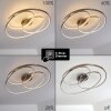 Chute Ceiling Light LED matt nickel, 1-light source