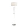 Ideal Lux FORCOLA Floor Lamp chrome, transparent, clear, 1-light source