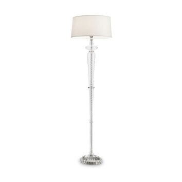 Ideal Lux FORCOLA Floor Lamp chrome, transparent, clear, 1-light source