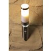 Brilliant Bole outdoor wall torch stainless steel, 1-light source, Motion sensor