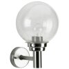 Albert 226 wall light stainless steel, 1-light source