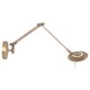 Steinhauer Zodiac Wall Light LED bronze, 1-light source