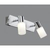 Trio 8214 wall light LED aluminium, chrome, stainless steel, 2-light sources