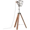 Floor Lamp Brilliant Matrix anthracite, Dark wood, 1-light source