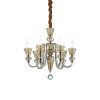 Ideal Lux STRAUSS Chandelier gold, 6-light sources