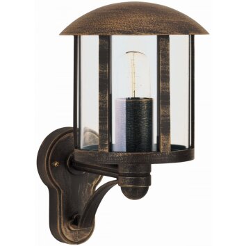 Albert 834 outdoor wall light brown, brass, 1-light source
