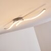 Nendaz Ceiling Light LED matt nickel, 2-light sources