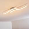 Nendaz Ceiling Light LED matt nickel, 2-light sources