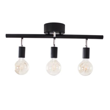Ceiling Light By Rydens Row black, 3-light sources
