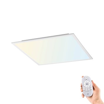 Leuchten-Direkt FLAT ceiling light LED white, 1-light source, Remote control