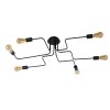 Lucide LESTER Ceiling light black, 6-light sources