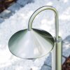 Kasan outdoor floor lamp stainless steel, white, 1-light source
