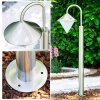 Kasan outdoor floor lamp stainless steel, white, 1-light source