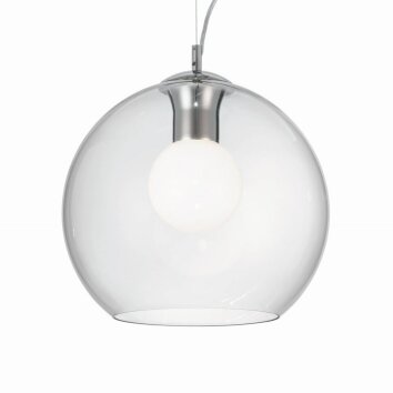 Ideal Lux NEMO Pendant Light chrome, 1-light source
