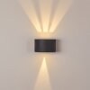 WINDHOEK Outdoor Wall Light LED, 2-light sources