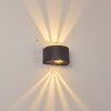 WINDHOEK Outdoor Wall Light LED, 2-light sources