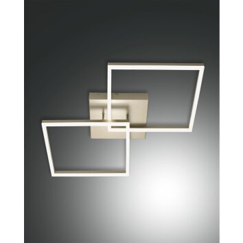 Fabas Luce BARD Ceiling light LED gold, 1-light source