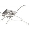 Leuchten-Direkt WAVE ceiling light LED stainless steel, 4-light sources