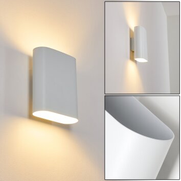 Vion Wall Light white, 2-light sources