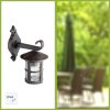 Brilliant Jordy outdoor wall light brown, rust-coloured, black, transparent, clear, 1-light source