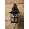 Brilliant Jordy outdoor wall light brown, rust-coloured, black, transparent, clear, 1-light source