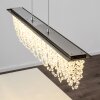 Slidre Pendant Light LED chrome, 1-light source, Remote control