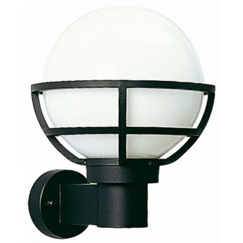 Albert 612 outdoor wall light black, 1-light source