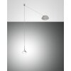 Fabas Luce ISABELLA Pendant Light LED chrome, matt nickel, 1-light source