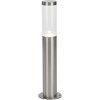 Brilliant BERGEN pedestal light LED stainless steel, 1-light source