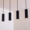 Zuoz Pendant Light black, 4-light sources
