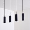 Zuoz Pendant Light black, 4-light sources
