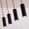 Zuoz Pendant Light black, 4-light sources