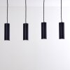Zuoz Pendant Light black, 4-light sources