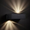 Brilliant ABBOT Wall Light LED anthracite, 2-light sources