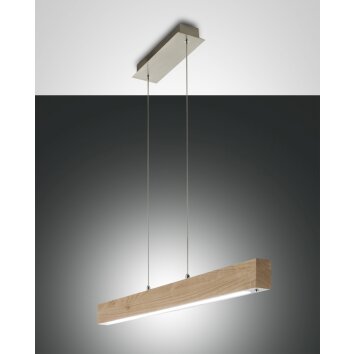 Fabas Luce BADIA Pendant Light LED Light wood, 1-light source