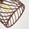 Wall Light Arjen Dark wood, rust-coloured, 1-light source