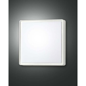 Fabas Luce OBAN outdoor ceiling light white, 1-light source, Motion sensor