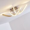 Aranu Ceiling Light LED matt nickel, 4-light sources