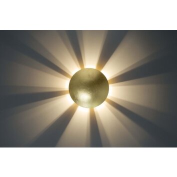 Brilliant SUNSET Wall Light gold, 1-light source