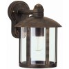 Albert 835 outdoor wall light brown, brass, 1-light source