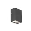 Faro Canon outdoor wall light LED anthracite, 1-light source
