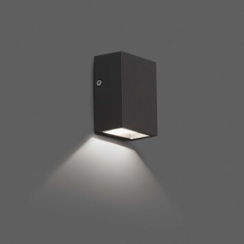 Faro Canon outdoor wall light LED anthracite, 1-light source