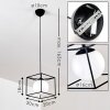 LEGANO Pendant Light black, 1-light source