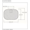Lucide MESH Ceiling Light black, 1-light source