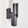 Outdoor Wall Light Baulund LED anthracite, 1-light source, Motion sensor